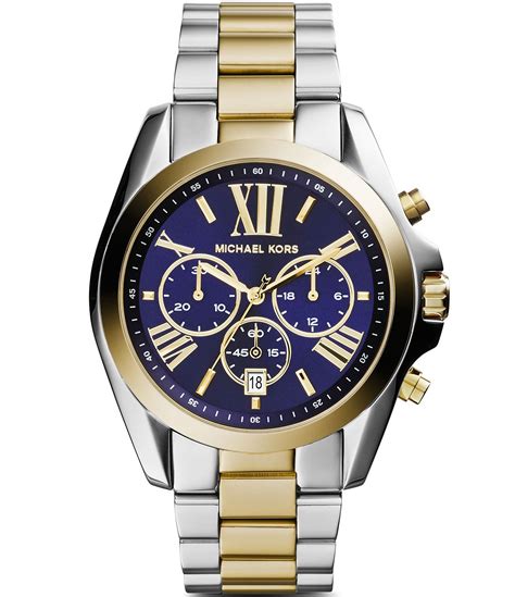 michael kors 2 tone womens watch|michael kors bradshaw 2.